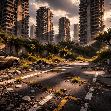 Post-apocalyptic urban landscape 2