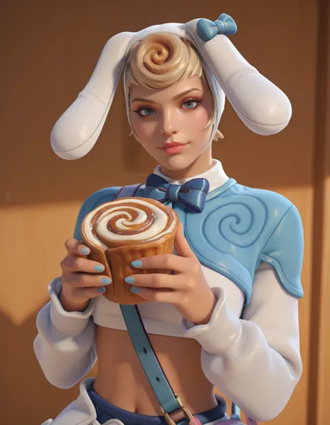 Cinnamon Roll Kiriko skin (Pony & Illustrious)