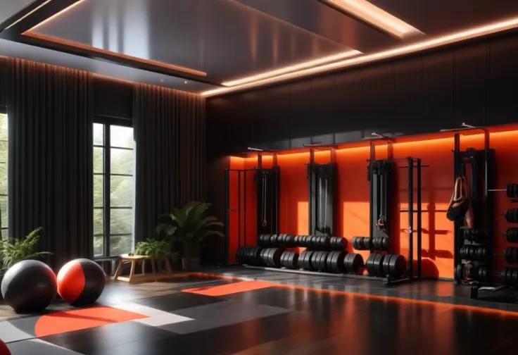 Japanese Exercise Room (SDXL) (Illustrious) (AD)