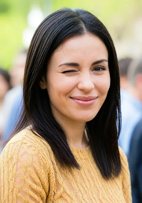 Winking - Flirting Expression