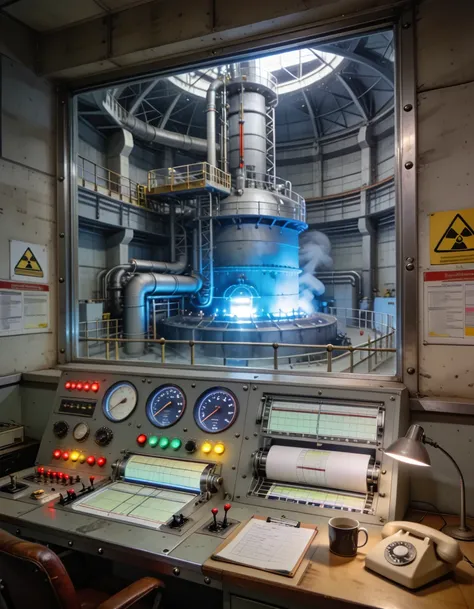 1960s nuclear power plant pony