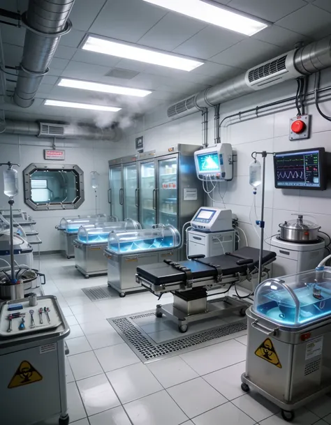 genetics laboratory interior pony