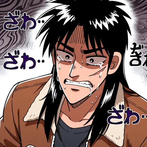 "ZAWAZAWA" text - Kaiji (ざわ...)