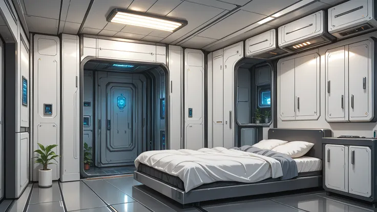Crew Bedroom - Silent Oracle - Background - Illustrious