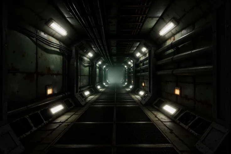 Industrial Spacecraft Corridor