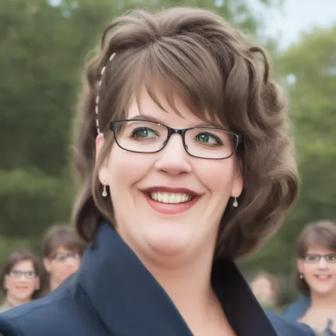 Milf with spectacles