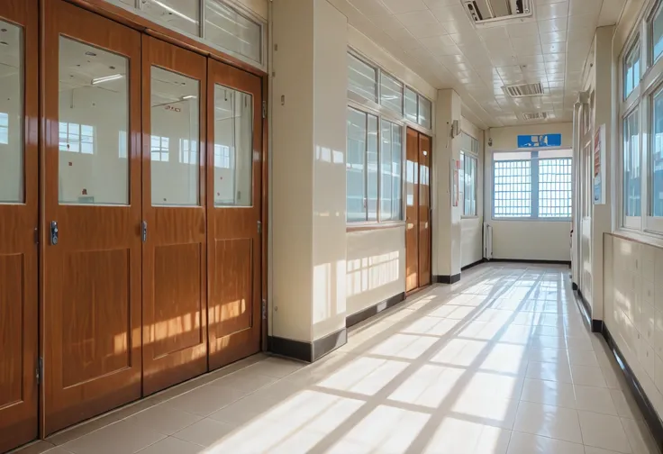 Japanese School Hallway (Background) (Pony) (AD)