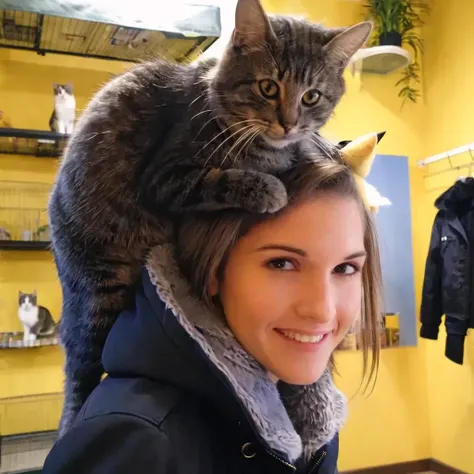 CAT ON HEAD
