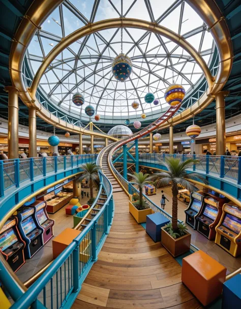 amusement park indoor illu