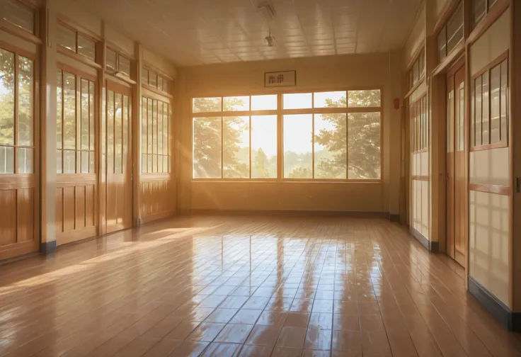 Japanese School Hallway (Background) (Illustrious) (AD)