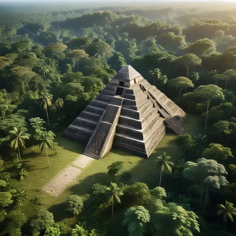 SDXL Maya Pyramid Object
