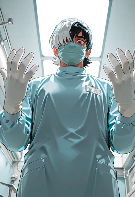 Preparing for surgery pose