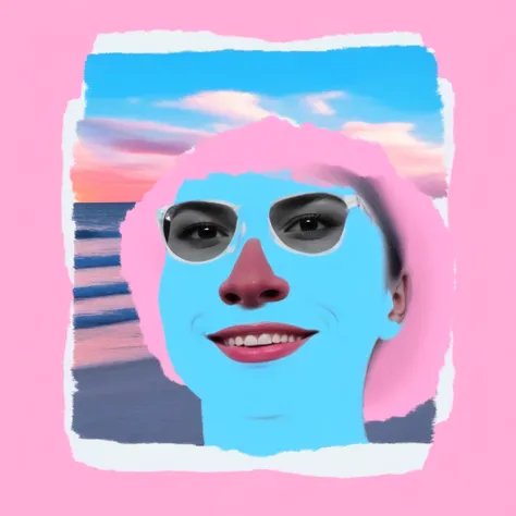 Pink & Cyan Portraiture