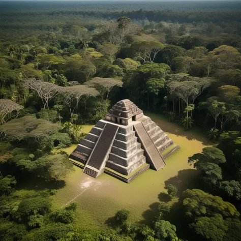 SDXL Maya Pyramid Object