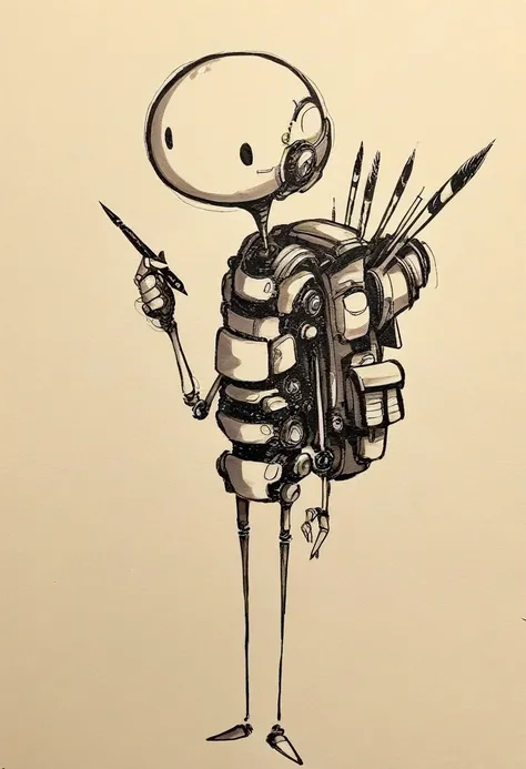 WarpsolStyle – Mechanical Ink Sketch