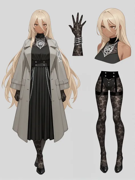 【CONCEPT】Reference Sheet with clothes / shoes / hand / eye / objects