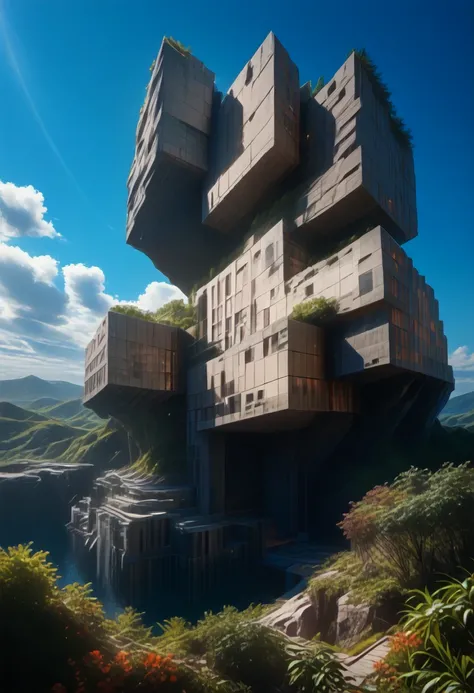 Biophilic Brutalism (Buildings) (Pony) (AD)