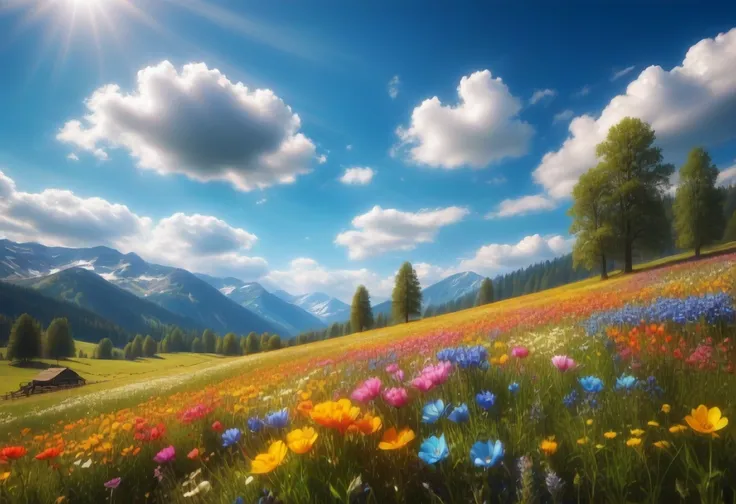 Field of Flowers (Background) (SDXL) (AD)