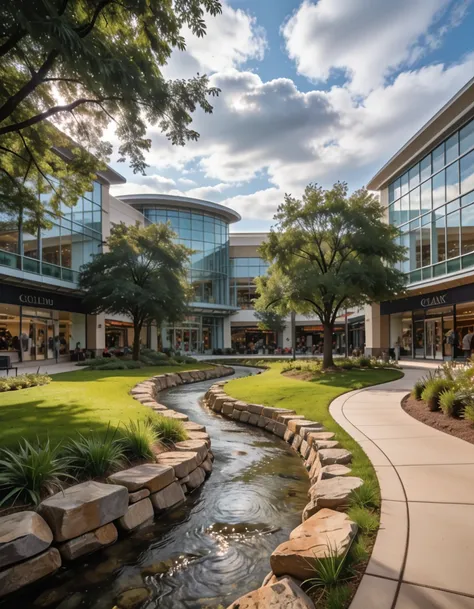 shopping mall courtyard pony