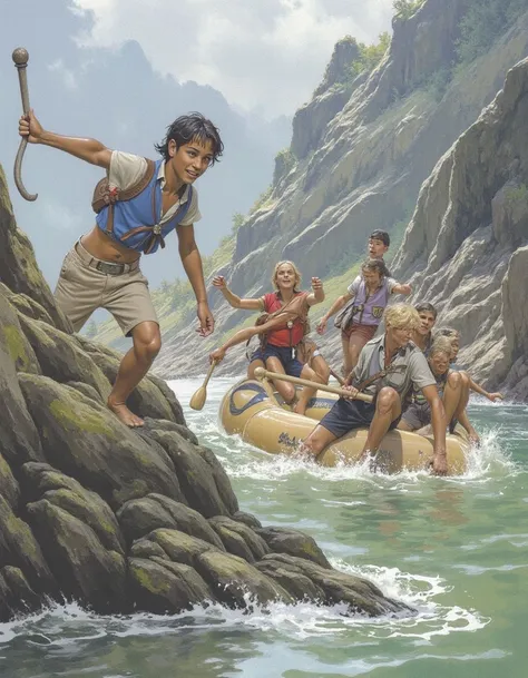 young boyscouts,  style pierre joubert,