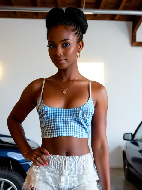 Gingham and Petticoat Shorts - Pony