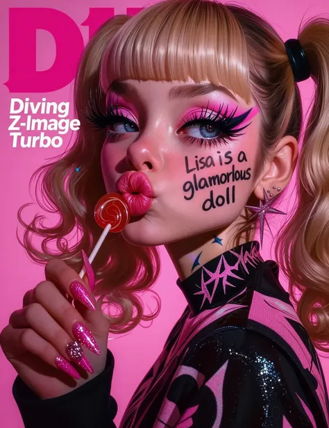 "Lisa is a glamorous doll" (Z-Image)