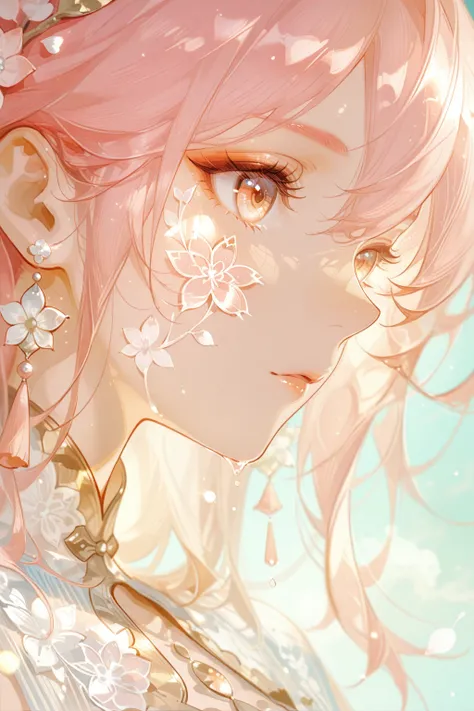 Ethereal light and shadow / anime style