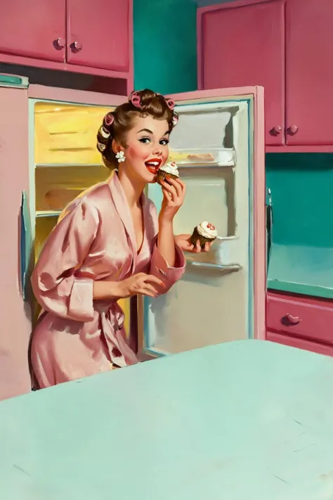 Pouting Beauties: Gil Elvgren Pin-Up Illustration Style_rel_260420