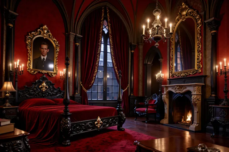 Gothic Boudoir Interior - FLUX (THX 4 arrssenne)