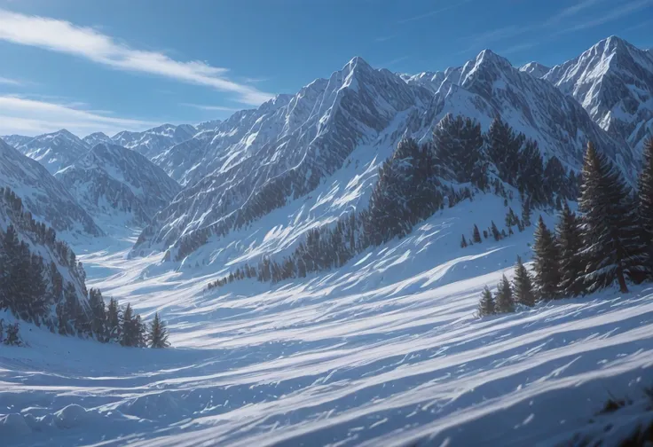 Snowy Mountains (Background) (Illustrious) (AD)