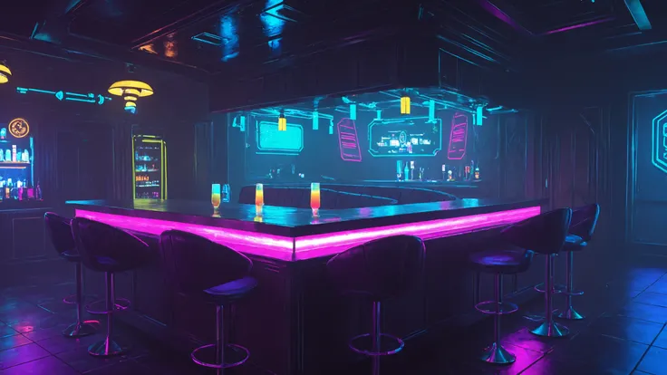 Night Club A - Caged City Gomorrah - Background - Illustrious