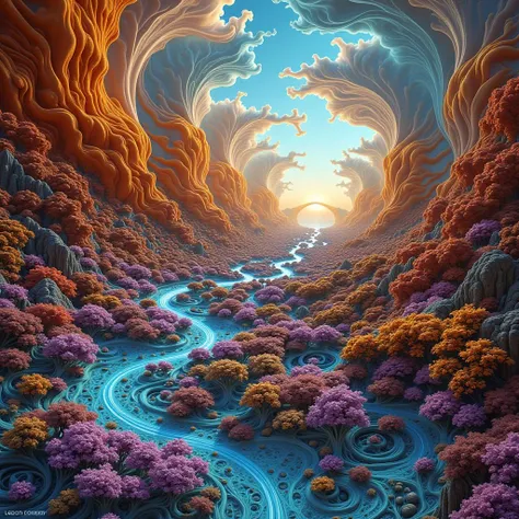FractalVisions | Fractaiscapes | Fractal-AI Synthesis