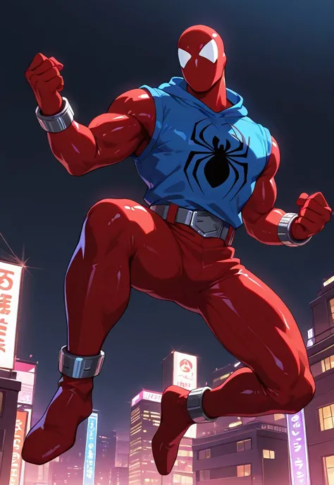 Scarlet Spider "1994" (Spider-Man The Animated Series) [Illustrious/Pony]