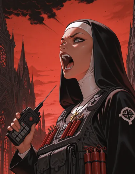 Assassaints | Grim dark french comic style