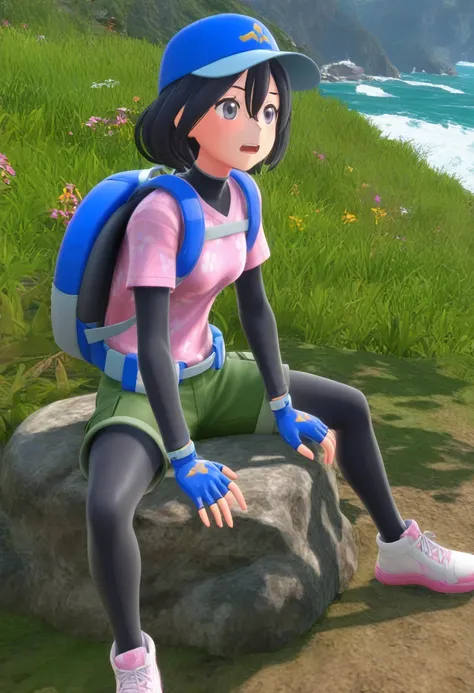 Pokemon Wind/Wave female Female trainer ポケモン風波の女主人公