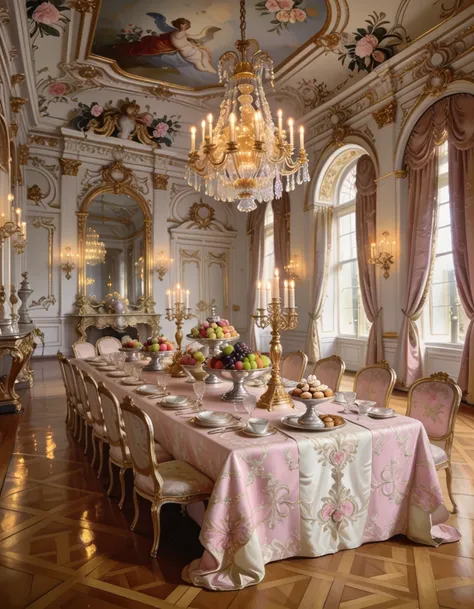 opulent rococo banquet hall pony
