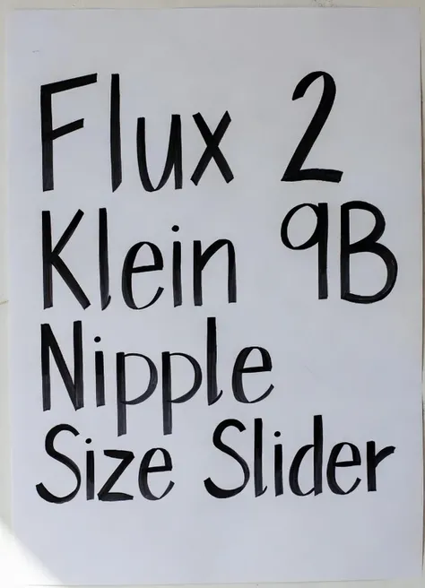 Nipple Size Slider | Flux. 2 Klein 9B