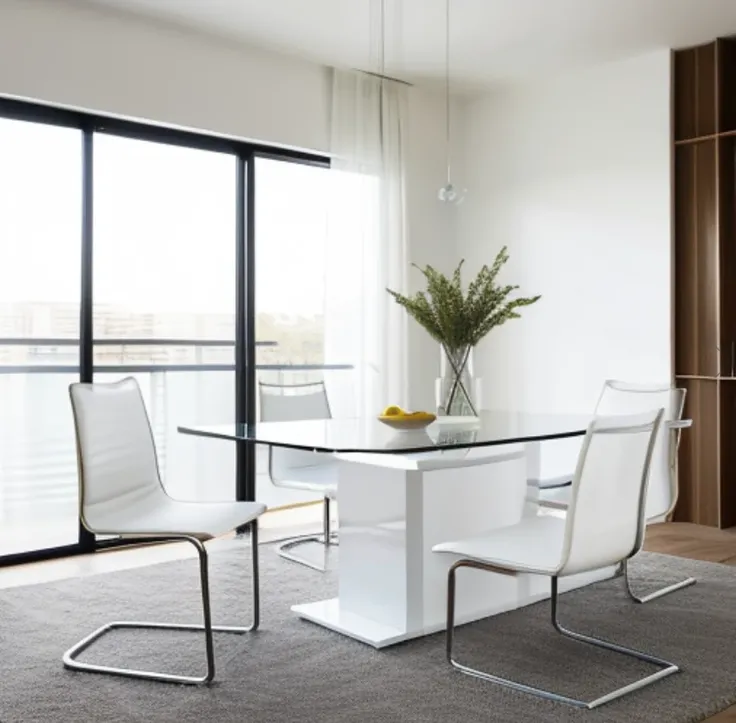 White exquisite interior