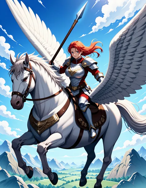 Pegasus knight / ペガサスナイト (Fire Emblem) Pony/Flux/IL/NAI/ZIT