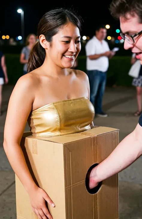 Box Around Waist - What's in the Box?