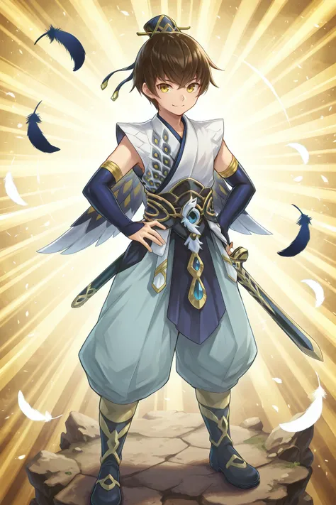 Shinobaron Shade Peacock - Yu-Gi-Oh! - (Illustrious) [Commission]