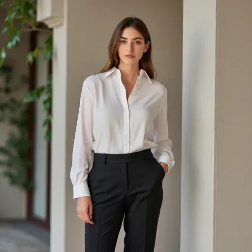 V67 Fashionable, modest, well-tailored