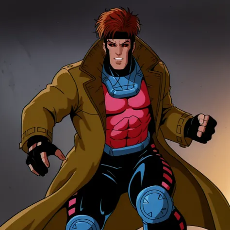 Gambit (X-Men: The Animated Series) - Commission LoRA Illustrious [ Support]