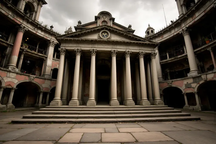 Decaying Architectural Complex