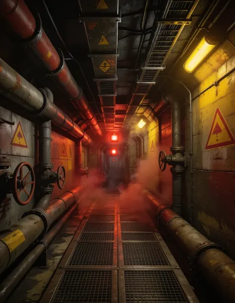 industrial underground corridor