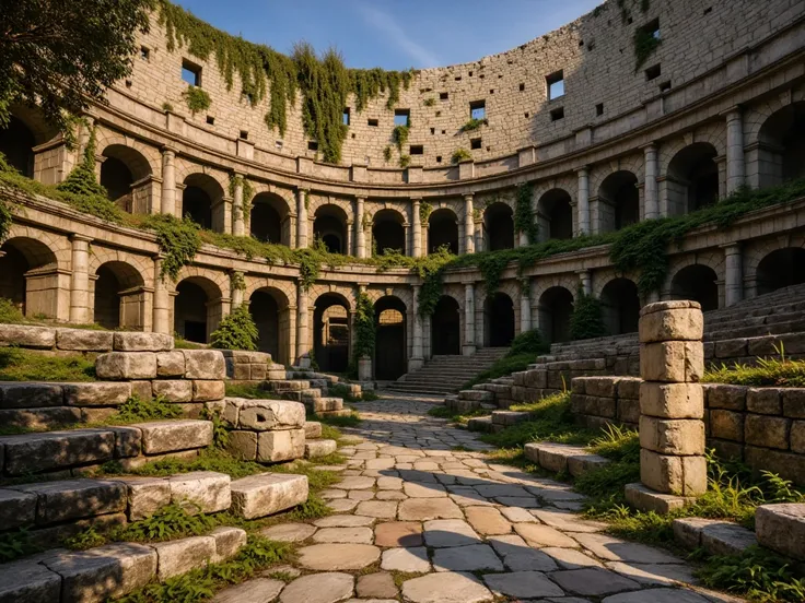 Ancient Ruined Amphitheater