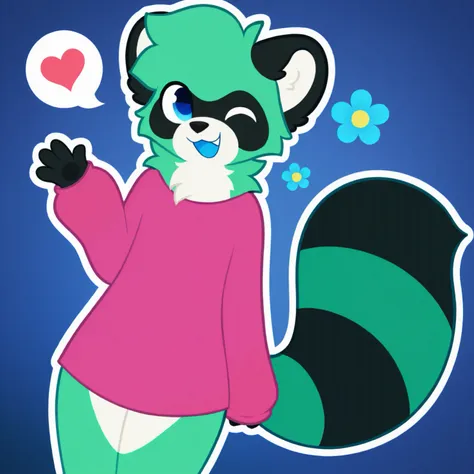 uwustyle for Chroma (cute furry digital art)