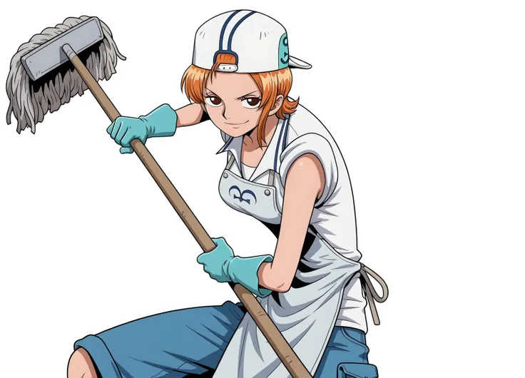 Nami - Marine Janitor Outfit (One Piece)