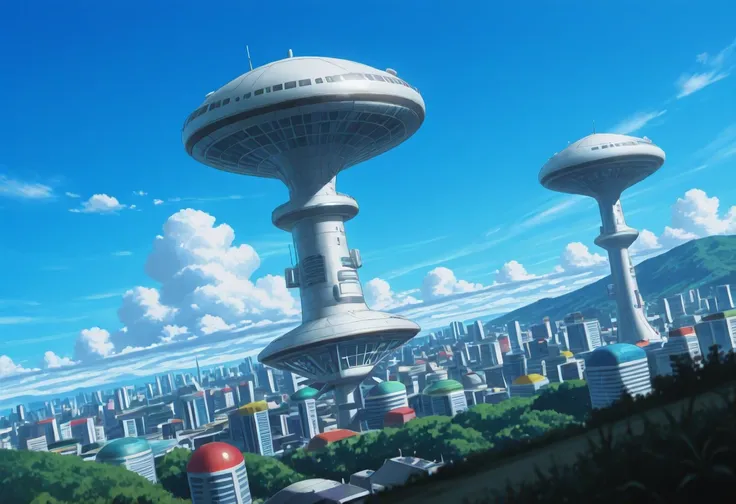 Dragonball Z City (Background) (Illustrious) (AD)