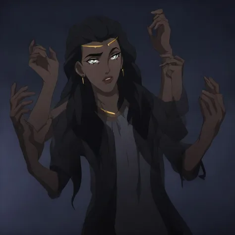 Netflix anime style(Dota+Dragon Age+Skull Island+Devil My Cry+Tomb Raider The Legend of Lara Croft+Witcher+Blood of Zeus+Castlevania)